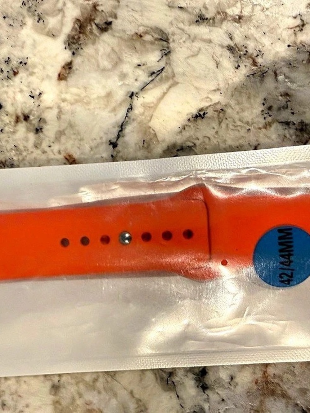 Apple Watch Sport Band Orange 42